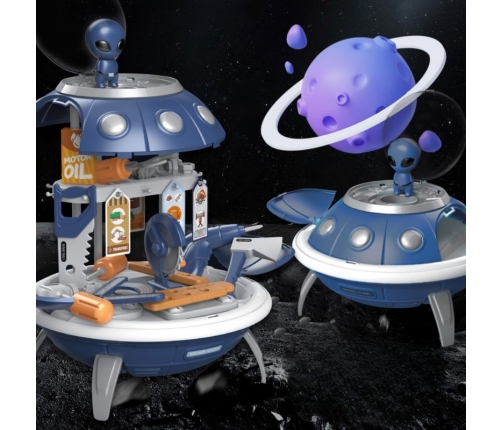 WOOPIE Warsztat 3w1 Plecak Projektor UFO 52 el.