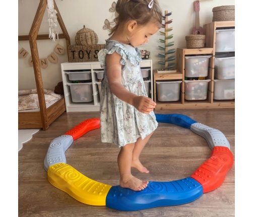 WOOPIE Równoważnia Modułowa Tor Ścieżka Sensoryczna Okrąg