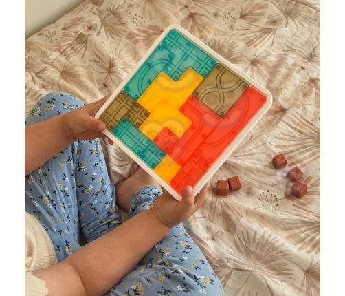 WOOPIE Gra Planszowa Logiczna Kreatywna Układanka Przestrzenna