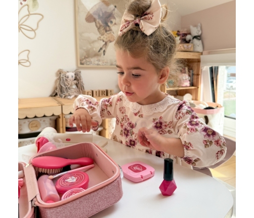 WOOPIE Salon Fryzjerski Kosmetyczka w Kuferku 2w1 43 el.