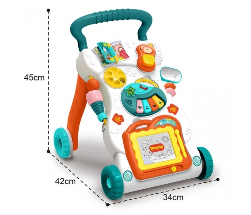 WOOPIE BABY Grający Chodzik z Znikopisem