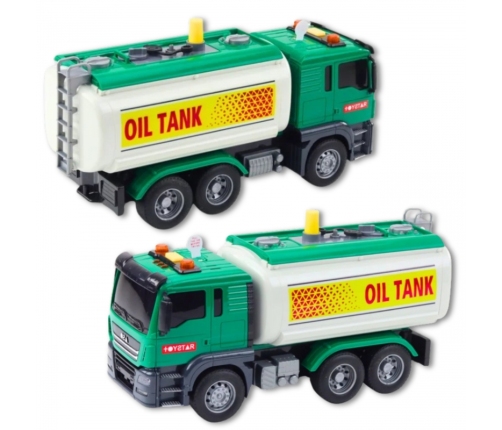 WOOPIE Ciężarówka Cysterna Na Wodę Dźwięk Światła 1:14