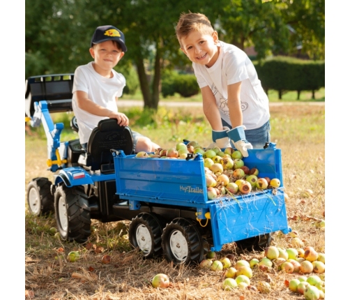 Rolly Toys Przyczepa wywrotka RollyMega Trailer Niebieska