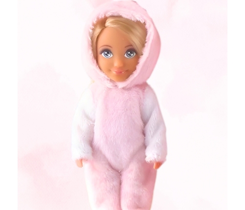 WOOPIE ROYAL Lalki Kombinezony Różowe Króliczki Zestaw 2szt.