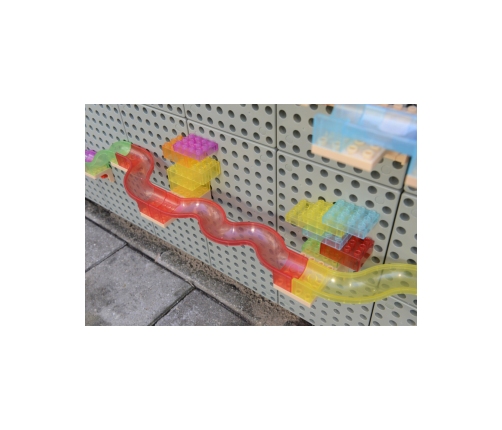 MASTERKIDZ Zestaw Konstrukcyjny Tor dla Piłek Tablica STEM 120elementów