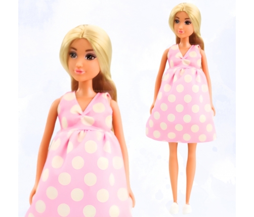 WOOPIE ROYAL Zestaw Lalek Rodzina Lily w Ciąży Tata Niemowlak Wózek Akcesoria