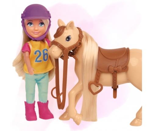 WOOPIE ROYAL Zestaw Laleczka Jeździec z Koniem