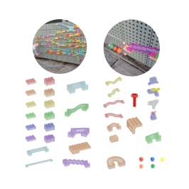 MASTERKIDZ Zestaw Konstrukcyjny Tor dla Piłek Tablica STEM 209elementów MASTERKIDZ Zestaw Konstrukcyjny Tor dla Piłek Tablica STEM 209elementów