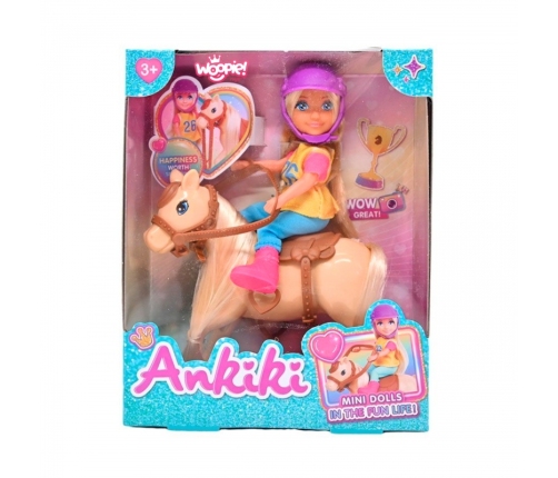 WOOPIE ROYAL Zestaw Laleczka Jeździec z Koniem