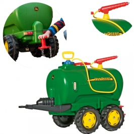 Rolly Toys rollyTanker John Deere cysterna dwuosiowa + pompka Rolly Toys rollyTanker John Deere cysterna dwuosiowa + pompka