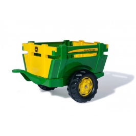 Rolly Toys rollyTrailer Przyczepa Farm JOHN DEERE Otwierane Burty Rolly Toys rollyTrailer Przyczepa Farm JOHN DEERE Otwierane Burty