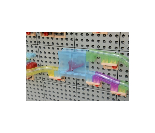 MASTERKIDZ Zestaw Konstrukcyjny Tor dla Piłek Tablica STEM 209elementów