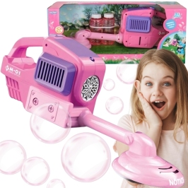 WOOPIE Kosiarka Ręczna Maszyna do Robienia Baniek Mydlanych Różowa WOOPIE Kosiarka Ręczna Maszyna do Robienia Baniek Mydlanych Różowa