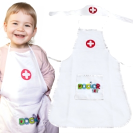 WOOPIE Strój Pielęgniarki Kitel Fartuszek z Czepkiem Pielęgniarki WOOPIE Strój Pielęgniarki Kitel Fartuszek z Czepkiem Pielęgniarki
