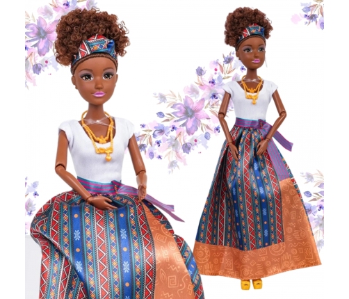 WOOPIE ROYAL Lalka Lili Mulatka w Eleganckiej Sukni