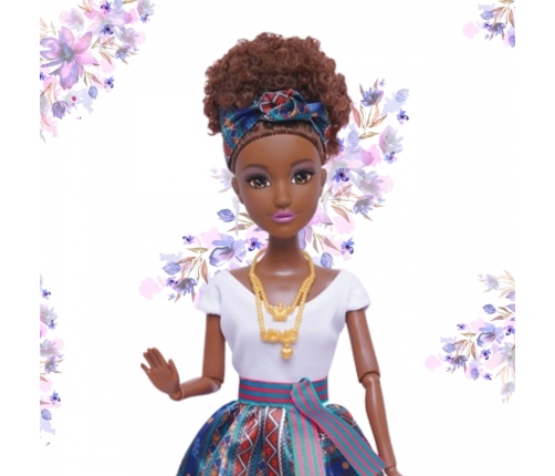 WOOPIE ROYAL Lalka Lili Mulatka w Eleganckiej Sukni