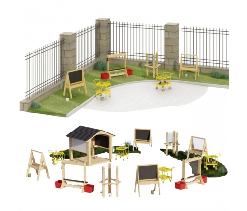 CLASSIC WORLD EDU Drewniana Sztaluga Edukacyjna