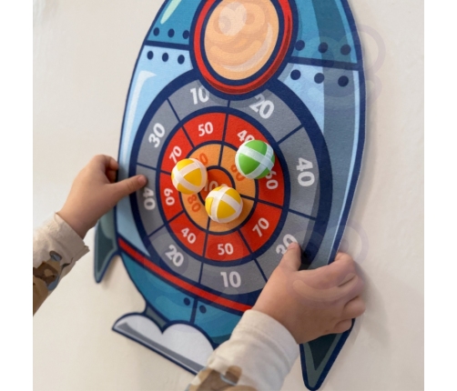 WOOPIE Gra Zręcznościowa w Rzutki na Rzepy Tarcza Rakieta