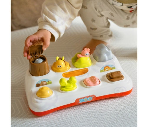 WOOPIE BABY Zabawka Edukacyjna Wyskakujące Zwierzątka ZOO Pop Up