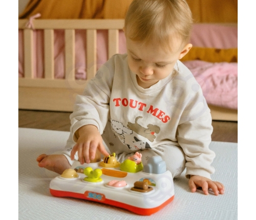 WOOPIE BABY Zabawka Edukacyjna Wyskakujące Zwierzątka ZOO Pop Up