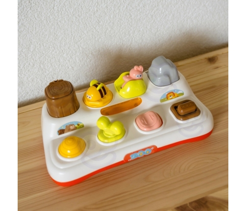 WOOPIE BABY Zabawka Edukacyjna Wyskakujące Zwierzątka ZOO Pop Up