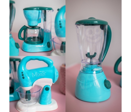 WOOPIE Zestaw AGD dla Dzieci 3w1 Mikser Blender Robot Kuchenny