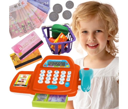 WOOPIE Kases aparāts ar kalkulatoru un aksesuāriem