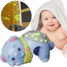 WOOPIE BABY Projektor Gwiazd Rzutnik Lampka Nocna dla Dzieci Słonik WOOPIE BABY Projektor Gwiazd Rzutnik Lampka Nocna dla Dzieci Słonik