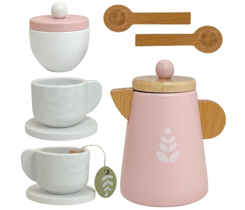 WOOPIE GREEN Drewniany Zestaw do Herbaty i Kawy 12 el. FSC