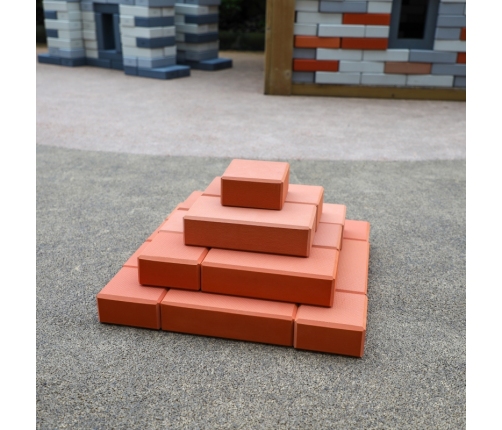 CLASSIC WORLD EDU Mega Klocki Cegiełki EVA 90 szt. Konstrukcyjne Miękkie do Budowania