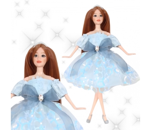 WOOPIE ROYAL Lalka Emi w Błękitnej Sukience Tiulowej