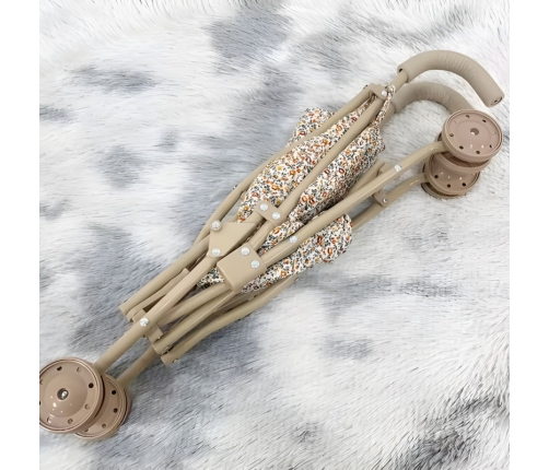 WOOPIE ROYAL Wózek dla Lalek Spacerówka Vintage Flower