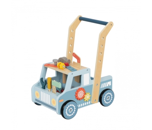 TOOKY TOY Drewniany Chodzik Samochód Mini Warsztat STEM