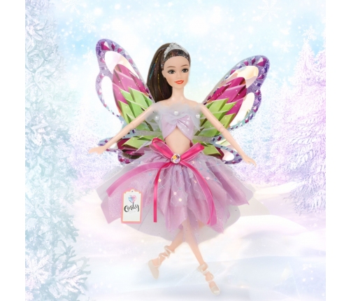 WOOPIE ROYAL Lalka Emi Wróżka z Kolorowymi Skrzydłami i Balonami