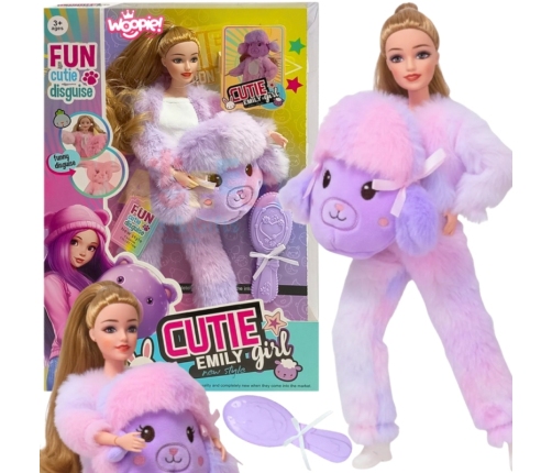 WOOPIE ROYAL Lalka Emi w Fioletowym Przebraniu Owieczki