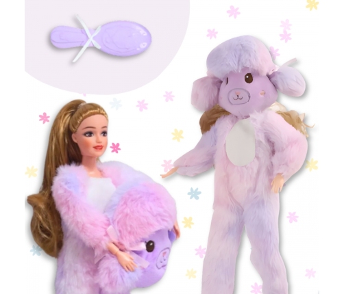 WOOPIE ROYAL Lalka Emi w Fioletowym Przebraniu Owieczki