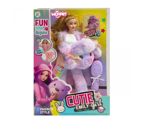 WOOPIE ROYAL Lalka Emi w Fioletowym Przebraniu Owieczki