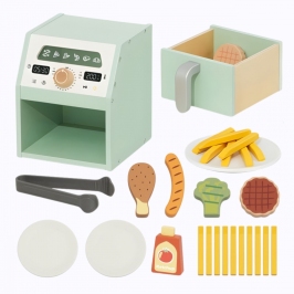 TOOKY TOY Drewniany Air Fryer Frytkownica Beztłuszczowa TOOKY TOY Drewniany Air Fryer Frytkownica Beztłuszczowa