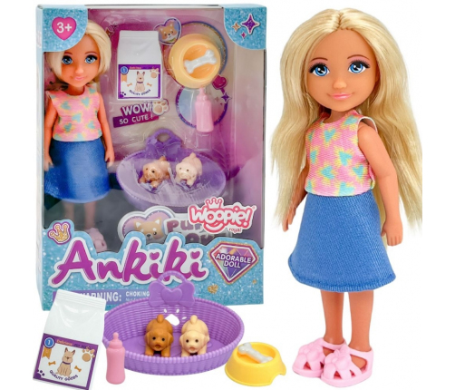 WOOPIE ROYAL Zestaw Laleczka z Uroczymi Szczeniaczkami i Akcesoriami