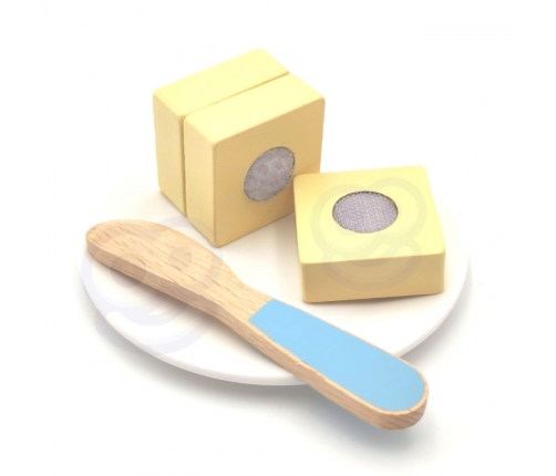 WOOPIE GREEN Drewniany Toster Zestaw Śniadaniowy z Akcesoriami 14 el. FSC