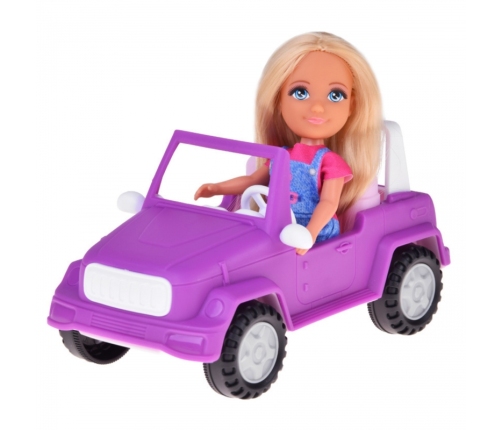 WOOPIE ROYAL Lalka Niki Zestaw z Koniem Samochodem i Przyczepą