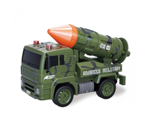 WOOPIE Zestaw Pojazdów Wojskowych z Wyrzutnią Czołg Helikopter 4SZT Skala 1:20