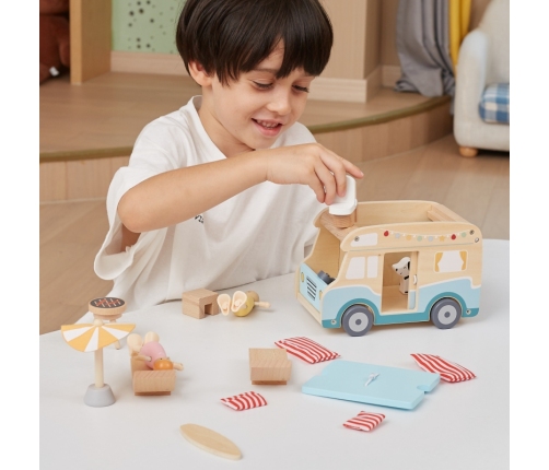 VIGA Drewniany Kamper Plaża