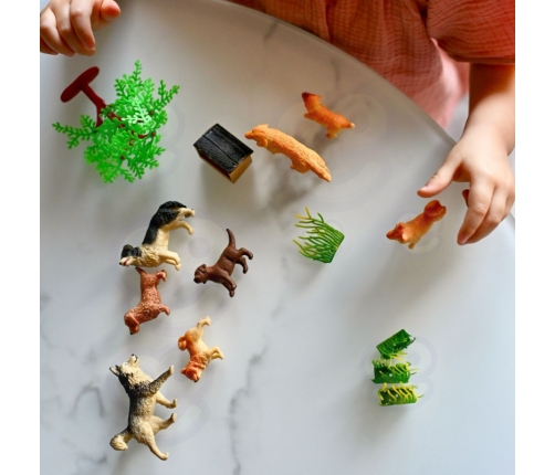 WOOPIE Zestaw Figurki Pieski 16 szt.