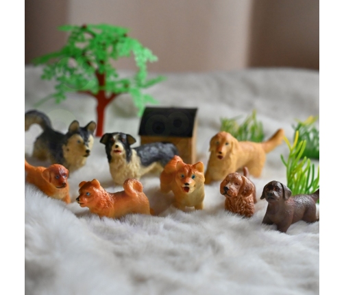 WOOPIE Zestaw Figurki Pieski 16 szt.