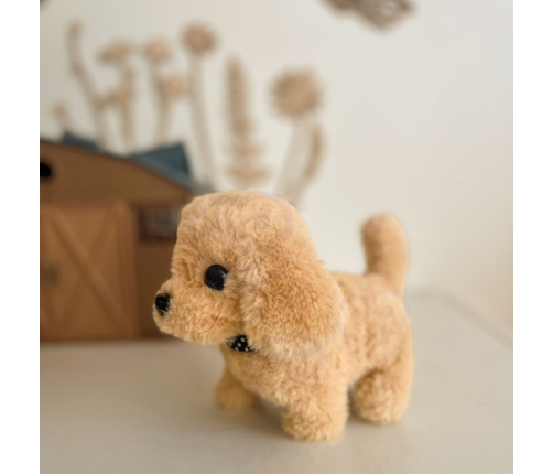 WOOPIE Piesek Interaktywny Pluszak z Kością Bichon Golden Retriever