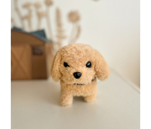 WOOPIE Piesek Interaktywny Pluszak z Kością Bichon Golden Retriever