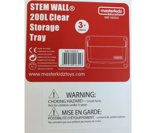 MASTERKIDZ Akrylowe Pojemniki do Tablicy 2 szt.