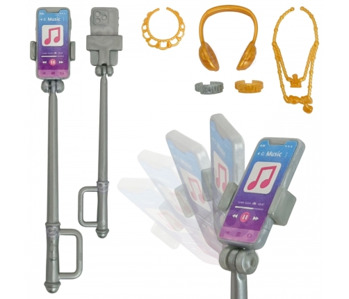 WOOPIE ROYAL Lalka Lili Modelka Stylistka Modowa z Akcesoriamii