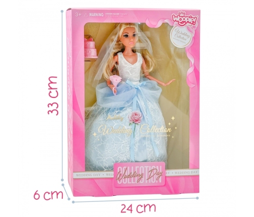 WOOPIE ROYAL Lalka Modowa LILY Panna Młoda z Tortem